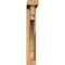 Ekena Millwork Merced Block Smooth Bracket w/ Offset Brace, Western Red Cedar, 3 1/2"W x 22"D x 22"H BKT0402X22X22MRC05SWR - alternate 4